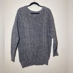 Cozy Gray Knit Sweater